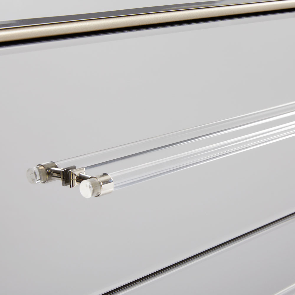 Mirrored 6-drawer Chest